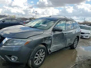2015 Nissan Pathfinder Platinum with VIN 5N1AR2MM2FC621813, listed as a Copart auction lot 47063045 with 157,138 mi miles and Salvage Title. Bid and sale history available at carsss.com. Image 11.