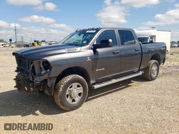 2019 Ram 2500 Tradesman with VIN 3C6UR5CL4KG619510, listed as a Copart auction lot 58254685 with 129,954 mi miles and Salvage title. Bid and sale history available at DreamBid. Image 1.