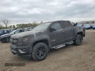 2018 Chevrolet Colorado 4WD Z71 z VIN 1GCGTDEN2J1286754, wystawiony jako Copart lot #54756895 z przebiegiem 70 854 mil mil oraz Szkoda całkowita • Salvage title. Historia ofert i sprzedaży dostępna na DreamBid. Obrazek 1.