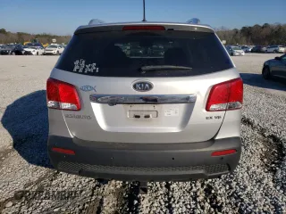 2013 Kia Sorento EX with VIN 5XYKU4A23DG376762, listed as a Copart auction lot 43710375 with 195,246 mi miles and Salvage Title. Bid and sale history available at carsss.com. Image 6.