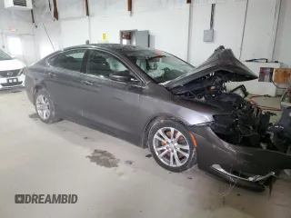 2015 Chrysler 200 Limited with VIN 1C3CCCAG0FN634135, listed as a Copart auction lot 81250584 with 0 mi miles and Salvage Title. Bid and sale history available at carsss.com. Image 4.