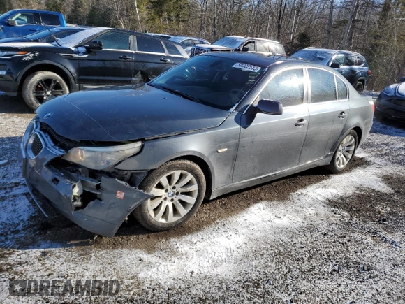 2008 BMW 5 Series 528i with VIN WBANU53568CT18808, listed as a Copart auction lot 50302515 with 192,214 mi miles and Clean Title. Bid and sale history available at carsss.com. Image 1.