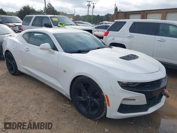 2019 Chevrolet Camaro 2SS with VIN 1G1FH1R79K0138141, listed as a IAAI auction lot 41957998 with 98,283 mi miles and . Bid and sale history available at DreamBid. Image 1.