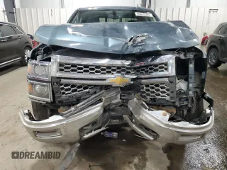 2014 Chevrolet Silverado 1500 LTZ with VIN 3GCUKSEC9EG245991, listed as a Copart auction lot 46620565 with 128,370 mi miles and Salvage Title. Bid and sale history available at DreamBid. Image 5.