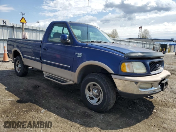 1998 Ford F-150 with VIN 1FTRF18LXWNA60664, listed as a Copart auction lot 52234065 with 46,475 mi miles and Clean title. Bid and sale history available at DreamBid. Image 4.