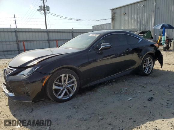 2019 Lexus RC 300 z VIN JTHHA5BC6K5009696, wystawiony jako Copart lot #57093205 z przebiegiem 120 180 mil mil oraz Nie do naprawy • Non repairable. Historia ofert i sprzedaży dostępna na DreamBid. Obrazek 1.