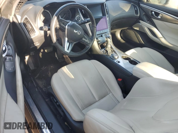 2017 Infiniti Q60 Premium z VIN JN1CV7EL6HM320909, wystawiony jako Copart lot #88291395 z przebiegiem Nie podano mil oraz Szkoda całkowita • Salvage title. Historia ofert i sprzedaży dostępna na DreamBid. Obrazek 8.