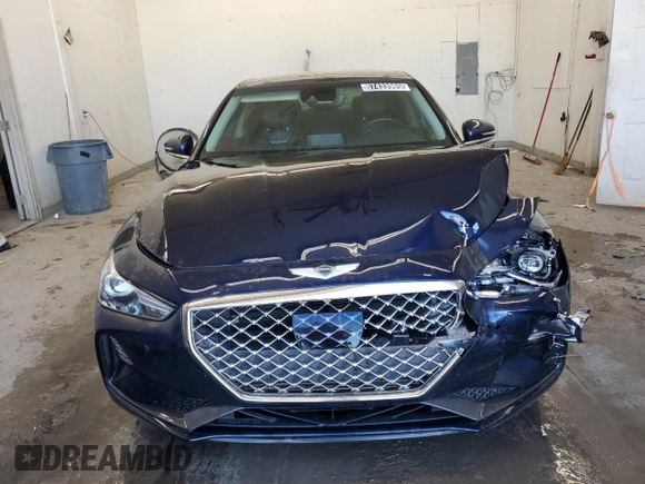 2021 Genesis G70 2.0T with VIN KMTG34LA0MU072088, listed as a Copart auction lot 57433985 with 77,876 mi miles and Clean title. Bid and sale history available at DreamBid. Image 5.