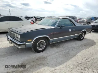 1985 Chevrolet El Camino with VIN 3GCCW80H1FS923489, listed as a Copart auction lot 78198354 with 76,530 mi miles and Salvage Title. Bid and sale history available at carsss.com. Image 1.
