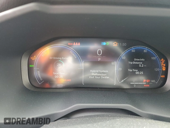 2024 Toyota RAV4 Hybrid XSE with VIN JTME6RFV1RD563804, listed as a Copart auction lot 48415275 with 4,079 mi miles and Salvage Title. Bid and sale history available at DreamBid. Image 9.