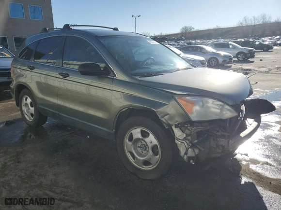 2007 Honda CR-V LX with VIN JHLRE38327C071818, listed as a Copart auction lot 49636705 with 346,862 mi miles and Salvage Title. Bid and sale history available at carsss.com. Image 4.