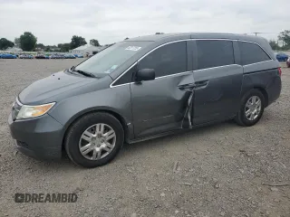 2011 Honda Odyssey LX with VIN 5FNRL5H20BB047776, listed as a Copart auction lot 62317255 with 130,027 mi miles and Salvage title. Bid and sale history available at DreamBid. Image 1.