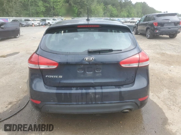 2017 Kia Forte5 LX with VIN KNAFK5A85H5706866, listed as a Copart auction lot 52030735 with 179,000 mi miles and Salvage Title. Bid and sale history available at carsss.com. Image 6.
