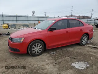 2012 Volkswagen Jetta Sedan S w/Sunroof with VIN 3VW2K7AJXCM305281, listed as a Copart auction lot 86069074 with 178,953 mi miles and Salvage Title. Bid and sale history available at carsss.com. Image 1.