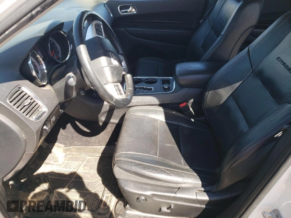 2012 Dodge Durango Citadel with VIN 1C4SDJET5CC158164, listed as a Copart auction lot 49826945 with 183,514 mi miles and Salvage Title. Bid and sale history available at DreamBid. Image 7.