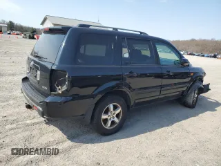 2006 Honda Pilot EX-L with VIN 2HKYF18706H553056, listed as a Copart auction lot 49003755 with Not Provided miles and Salvage Title. Bid and sale history available at DreamBid. Image 3.