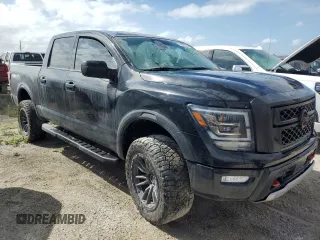 2023 Nissan Titan SV with VIN 1N6AA1ED8PN110324, listed as a Copart auction lot 74601384 with 11,997 mi miles and Non repairable. Bid and sale history available at DreamBid. Image 4.