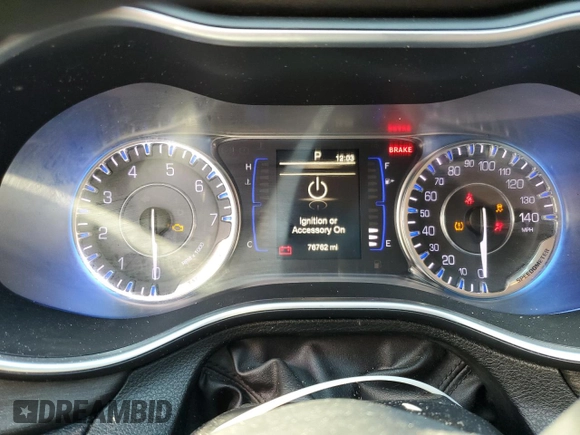 2016 Chrysler 200 Limited with VIN 1C3CCCAB8GN183395, listed as a Copart auction lot 51546925 with 76,762 mi miles and Salvage Title. Bid and sale history available at carsss.com. Image 9.
