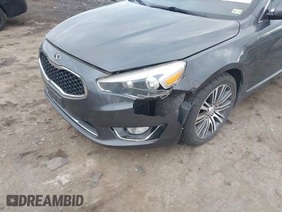 2014 Kia Cadenza Premium with VIN KNALN4D70E5139369, listed as a IAAI auction lot 41416910 with 174,118 mi miles. Bid and sale history available at carsss.com. Image 6.