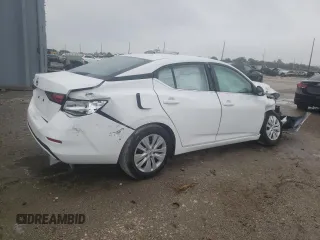 2023 Nissan Sentra S z VIN 3N1AB8BV2PY296485, wystawiony jako Copart lot #89249585 z przebiegiem 4 167 mil mil oraz Nie do naprawy • Non repairable. Historia ofert i sprzedaży dostępna na DreamBid. Obrazek 3.