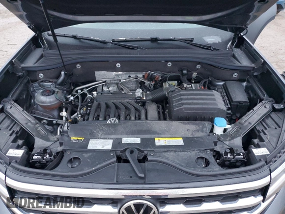 2023 Volkswagen Atlas SE with VIN 1V2JR2CA4PC537049, listed as a Copart auction lot 44129915 with 26,340 mi miles and Salvage title. Bid and sale history available at DreamBid. Image 14.
