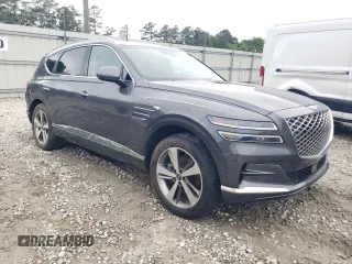 2021 Genesis GV80 with VIN KMUHBDSB1MU052669, listed as a Copart auction lot 56065915 with 83,118 mi miles and Salvage title. Bid and sale history available at DreamBid. Image 4.