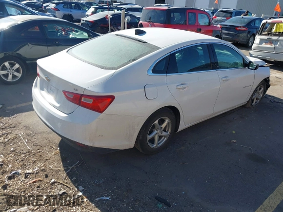 2016 Chevrolet Malibu LS with VIN 1G1ZB5ST9GF265277, listed as a IAAI auction lot 41423989 with 90,003 mi miles and . Bid and sale history available at DreamBid. Image 4.