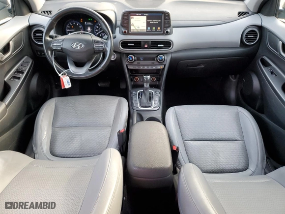 2018 Hyundai Kona Ultimate with VIN KM8K5CA51JU075544, listed as a Copart auction lot 81799114 with 123,096 mi miles and Salvage Title. Bid and sale history available at carsss.com. Image 8.