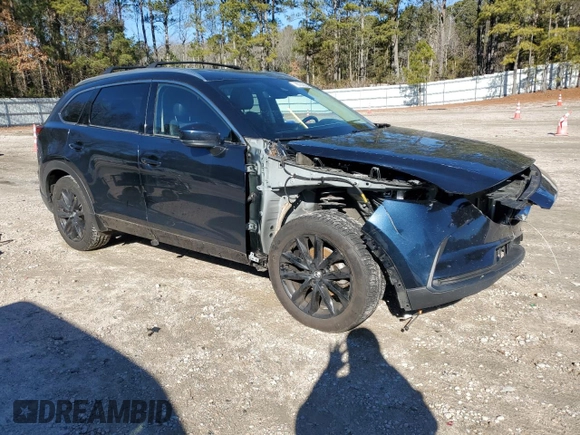 2022 Mazda CX-9 Touring Plus with VIN JM3TCBAY6N0612559, listed as a Copart auction lot 87203824 with 50,636 mi miles and Salvage Title. Bid and sale history available at carsss.com. Image 4.