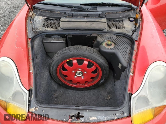 1999 Porsche Boxster z VIN WP0CA2981XU625007, wystawiony jako Copart lot #53751295 z przebiegiem 93 384 mil mil oraz Czysty tytuł • Clean title. Historia ofert i sprzedaży dostępna na DreamBid. Obrazek 11.