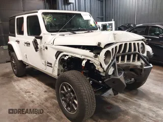 2021 Jeep Wrangler Unlimited Freedom with VIN 1C4HJXDNXMW681267, listed as a IAAI auction lot 42026181 with 40,143 mi miles and . Bid and sale history available at DreamBid. Image 1.