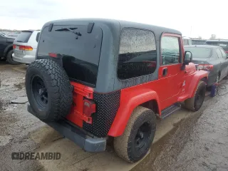 2003 Jeep Wrangler X z VIN 1J4FA39S73P355945, wystawiony jako Copart lot #43667775 z przebiegiem 123 823 mil mil oraz Czysty tytuł • Clean title. Historia ofert i sprzedaży dostępna na DreamBid. Obrazek 3.