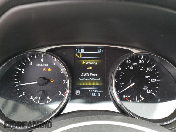 2016 Nissan Rogue SL with VIN 5N1AT2MV9GC742768, listed as a Copart auction lot 48130555 with 53,733 mi miles and Salvage Title. Bid and sale history available at DreamBid. Image 9.