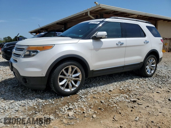 2015 Ford Explorer Limited with VIN 1FM5K8F88FGC36502, listed as a Copart auction lot 52113285 with 143,687 mi miles and Salvage Title. Bid and sale history available at DreamBid. Image 1.