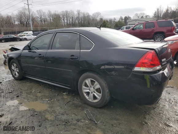 2014 Chevrolet Impala Limited LS with VIN 2G1WA5E3XE1167459, listed as a Copart auction lot 43557355 with NaN miles and Salvage Title. Bid and sale history available at carsss.com. Image 2.