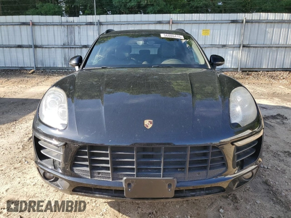 2016 Porsche Macan S with VIN WP1AB2A54GLB43822, listed as a Copart auction lot 56880415 with 91,461 mi miles and Salvage title. Bid and sale history available at DreamBid. Image 5.