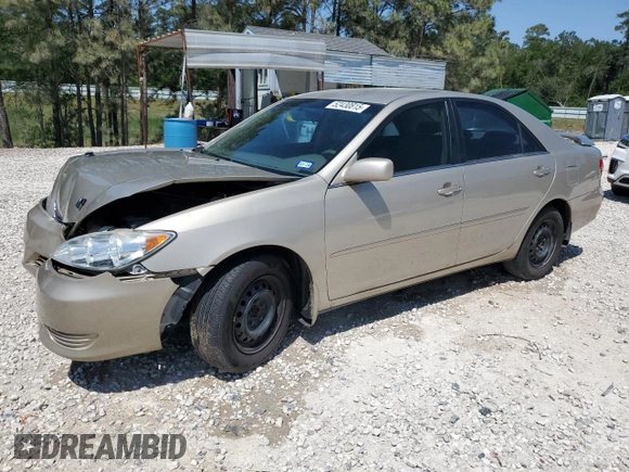 2006 Toyota Camry STD with VIN 4T1BE32K76U130042, listed as a Copart auction lot 52430815 with 186,541 mi miles and Salvage Title. Bid and sale history available at carsss.com. Image 1.