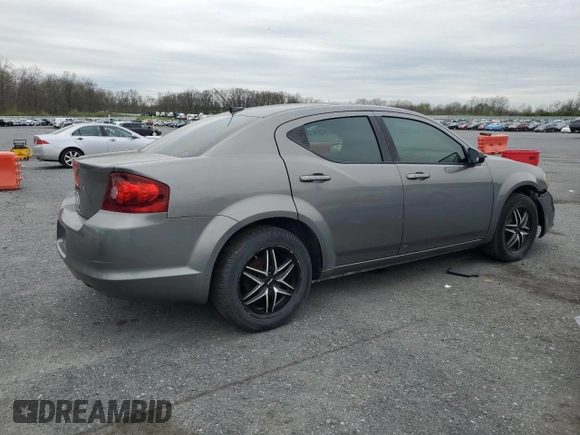 2012 Dodge Avenger SE with VIN 1C3CDZAB5CN220378, listed as a Copart auction lot 53804145 with 204,032 mi miles and Clean Title. Bid and sale history available at carsss.com. Image 3.