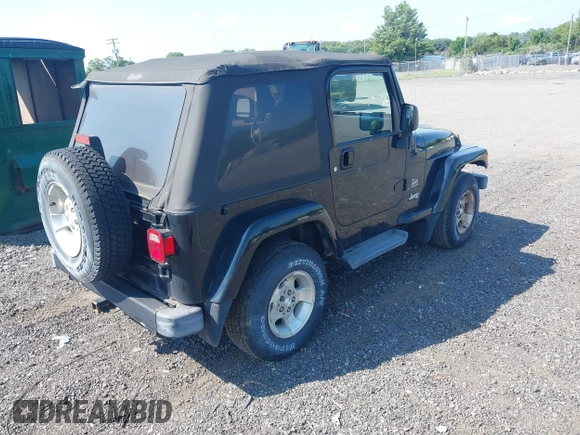 2003 Jeep Wrangler Sahara with VIN 1J4FA59S23P328003, listed as a IAAI auction lot 42833276 with 271,741 mi miles and . Bid and sale history available at DreamBid. Image 4.