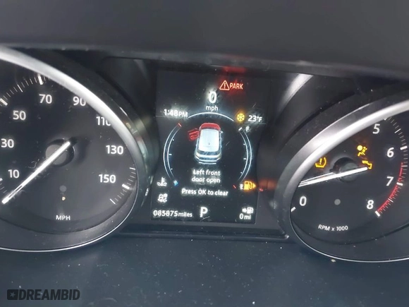 2018 Land Rover Range Rover Evoque SE with VIN SALVP2RX3JH299251, listed as a IAAI auction lot 41352618 with 85,875 mi miles. Bid and sale history available at carsss.com. Image 7.