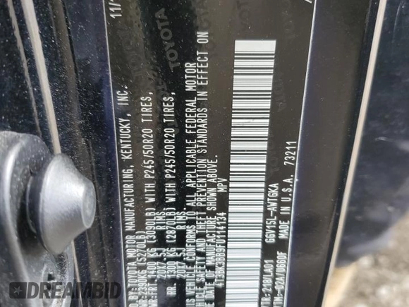 2015 Toyota Venza XLE z VIN 4T3BK3BB9FU114134, wystawiony jako Copart lot #45363185 z przebiegiem 109 430 mil mil oraz Szkoda całkowita • Salvage title. Historia ofert i sprzedaży dostępna na DreamBid. Obrazek 15.