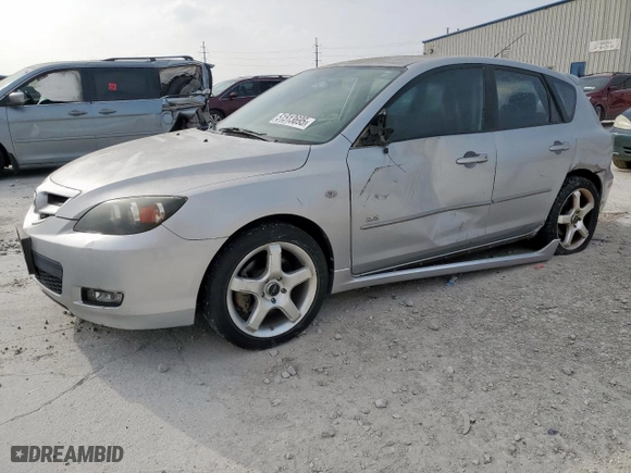 2008 Mazda Mazda3 s Grand Touring with VIN JM1BK343X81787165, listed as a Copart auction lot 51513695 with 186,515 mi miles and Salvage Title. Bid and sale history available at carsss.com. Image 1.