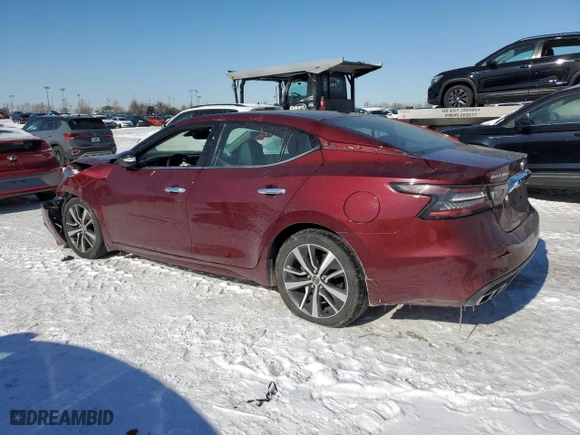 2020 Nissan Maxima SL with VIN 1N4AA6DV0LC376863, listed as a Copart auction lot 45686645 with 143,212 mi miles and Salvage Title. Bid and sale history available at carsss.com. Image 2.