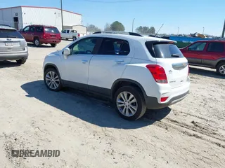 2017 Chevrolet Trax LT with VIN KL7CJRSB9HB084197, listed as a IAAI auction lot 41707414 with 91,666 mi miles and . Bid and sale history available at carsss.com. Image 3.