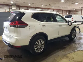2019 Nissan Rogue SV with VIN KNMAT2MV9KP549767, listed as a Copart auction lot 54419235 with 58,400 mi miles and Salvage Title. Bid and sale history available at carsss.com. Image 3.