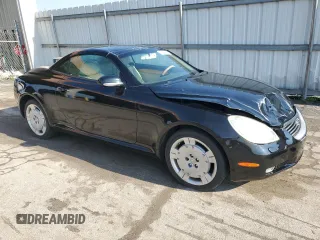 2002 Lexus SC 430 with VIN JTHFN48Y320002422, listed as a Copart auction lot 57104945 with 147,745 mi miles and Clean Title. Bid and sale history available at DreamBid. Image 4.