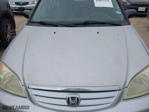 2002 Honda Civic LX with VIN 2HGES16622H522856, listed as a IAAI auction lot 42057135 with 1 mi miles. Bid and sale history available at carsss.com. Image 10.