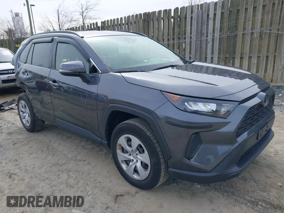 2019 Toyota RAV4 LE with VIN JTMG1RFV7KD017764, listed as a IAAI auction lot 41609055 with 69,803 mi miles and . Bid and sale history available at DreamBid. Image 1.