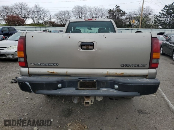 2001 Chevrolet Silverado 1500 LS with VIN 1GCEK19T51E153223, listed as a Copart auction lot 52352725 with 148,608 mi miles and Salvage Title. Bid and sale history available at carsss.com. Image 6.