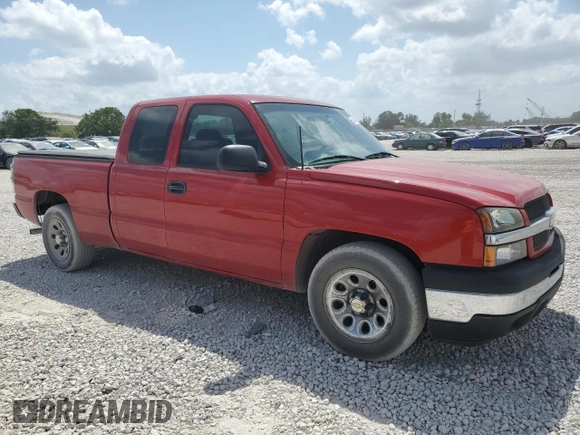 2005 Chevrolet Silverado 1500 LS with VIN 2GCEC19V851225120, listed as a Copart auction lot 54049675 with 215,514 mi miles and Salvage Title. Bid and sale history available at DreamBid. Image 4.